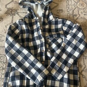 Women’s plaid Sherpa jacket